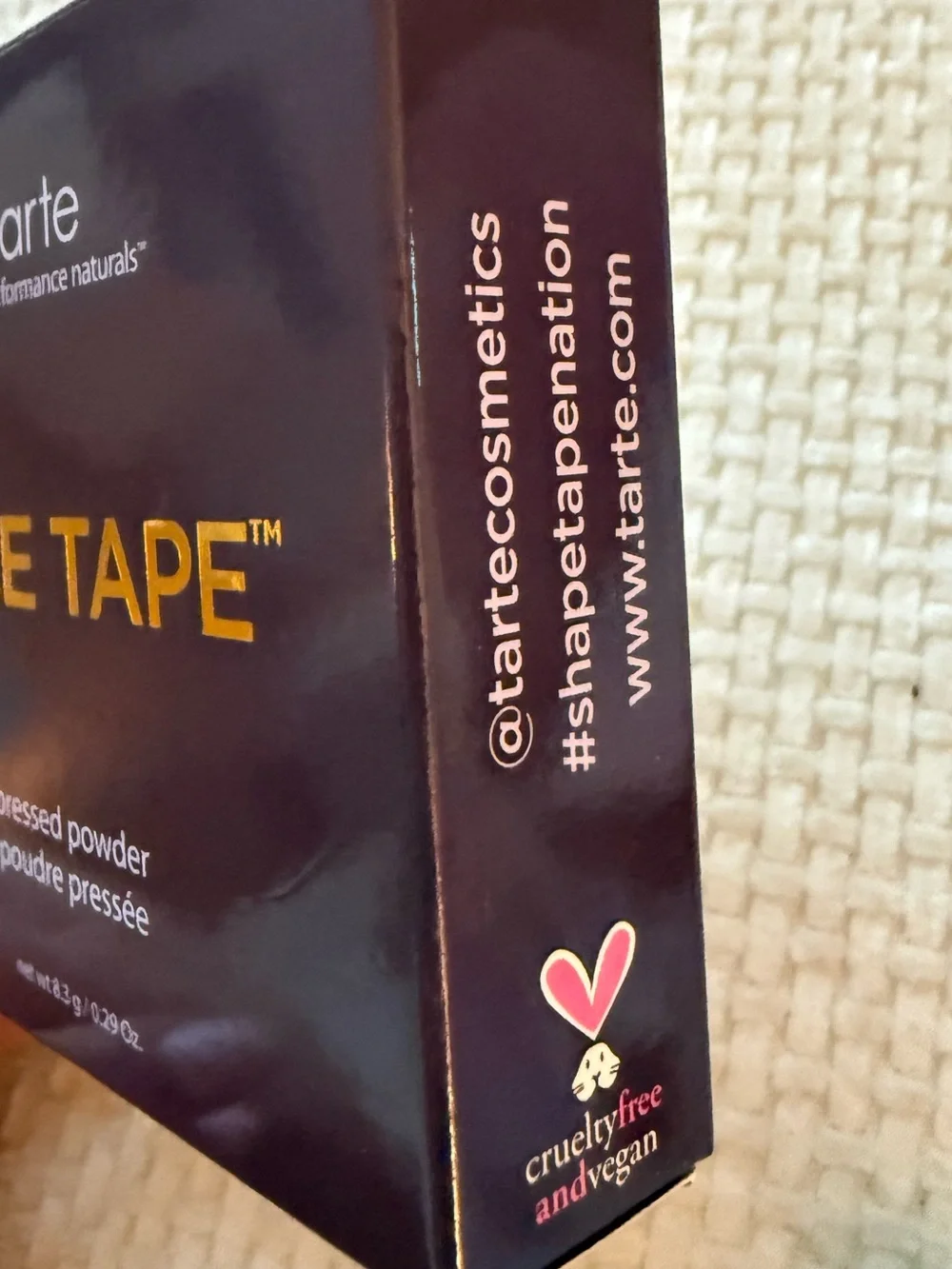 Tarte Face Tape Pressed Powder in 16B fair-light beige NEW!